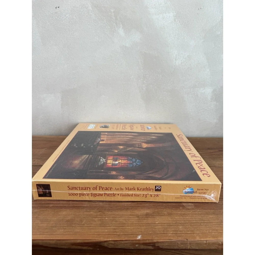 SunsOut Mark Keathley Sanctuary of Peace 1000 Piece Jigsaw Puzzle New Sealed